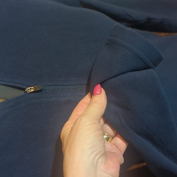 Dri-Duck 9346 Pulse Quarter Zip Jacket Navy/ Gray NWT Sz S - Picture 7 of 10